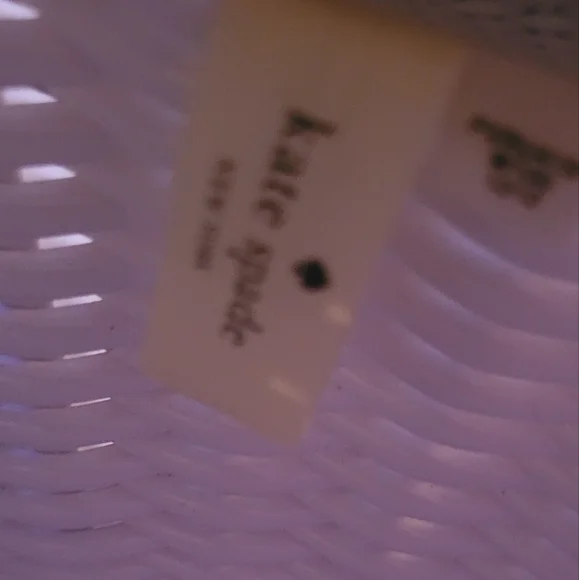 Kate Spade Elegant White Wicker Woven Bag! - Picture 5 of 6